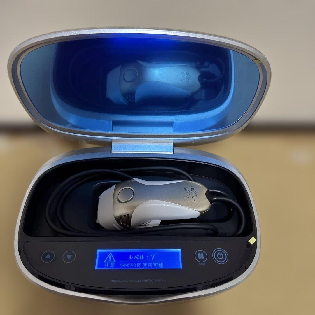 KE-NON 脱毛器 Ver.8.0 ケノン 脱毛器 美顔器 シャンパンゴールド