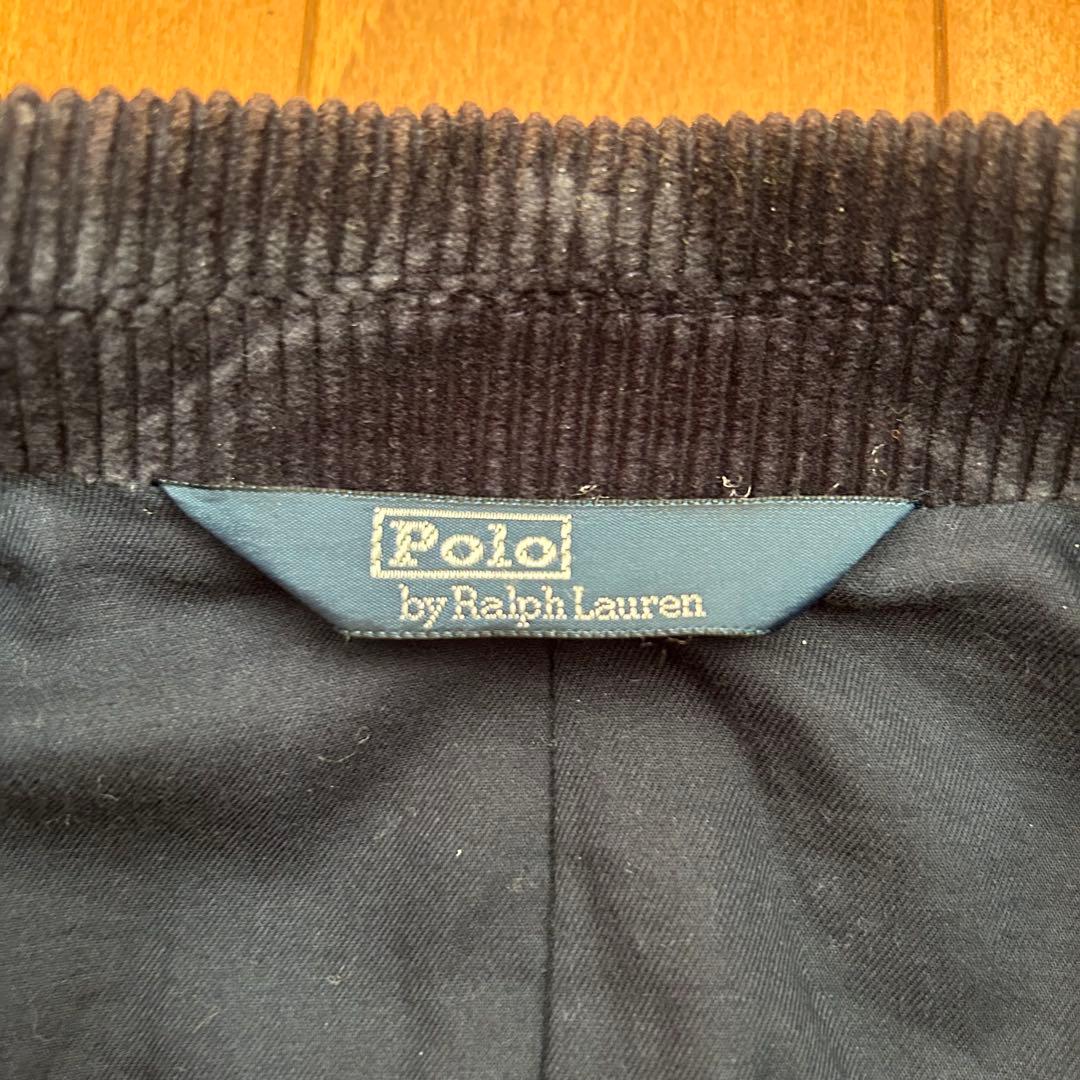 美品 90s POLO Ralph Lauren コーデュロイ ジャケット 紺