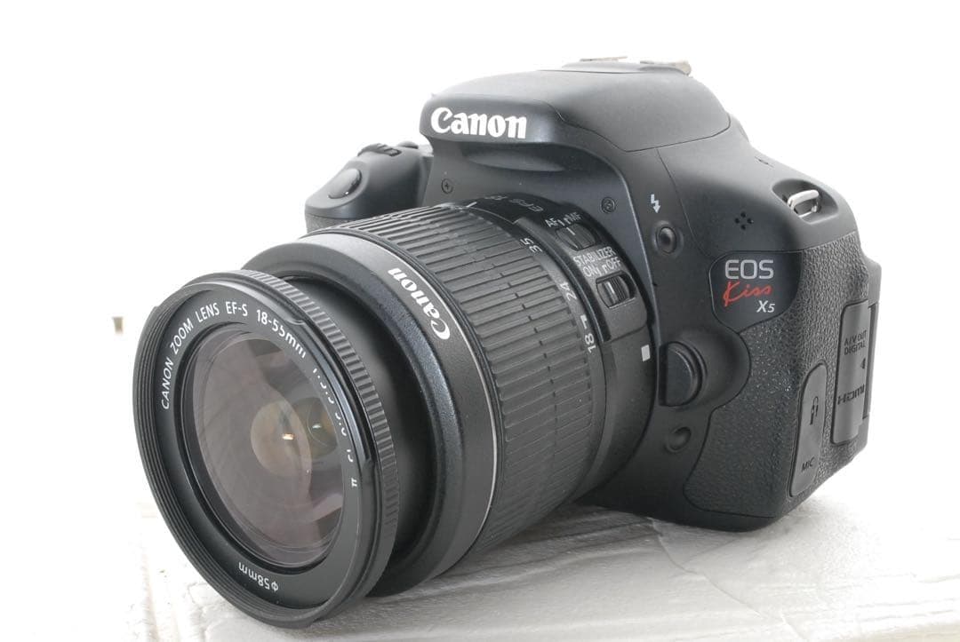 ショット数1544回✨Canon KissX5 標準レンズセット すぐ撮影OK