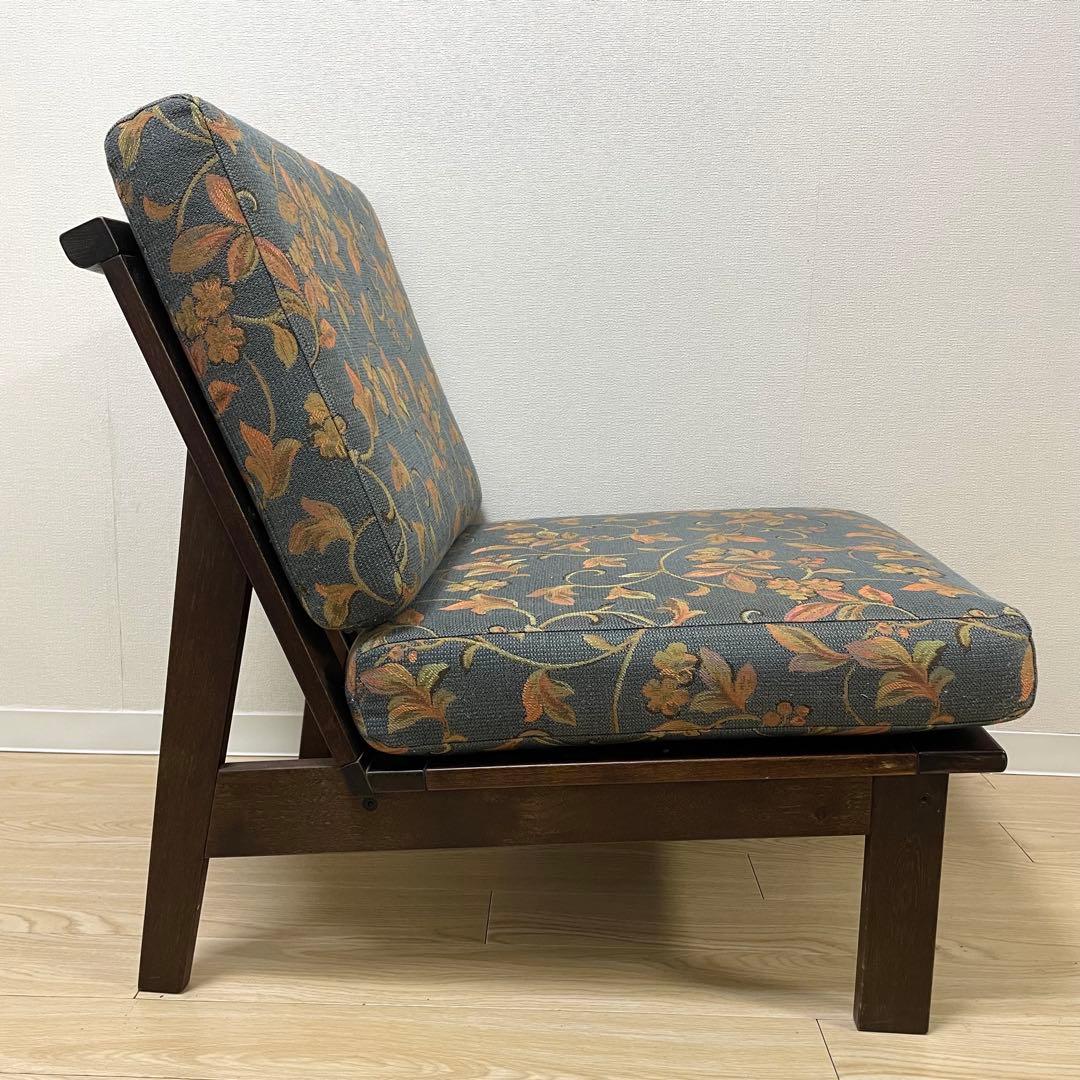 希少 美品 カリモク karimoku ローチェア 椅子 ②