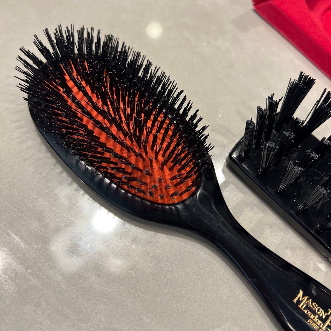 メイソンピアソン ハンディブリッスル ダーク・ルビー ヘアブラシ