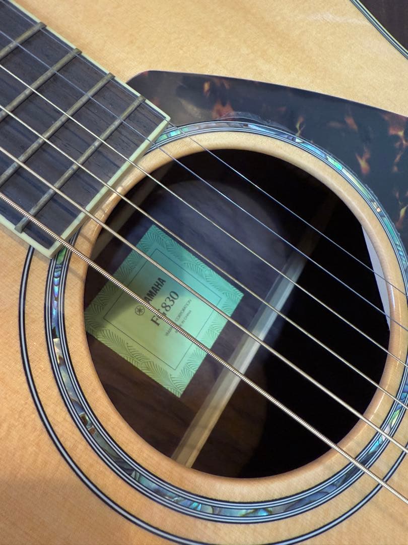 【美品】Yamaha ヤマハ アコースティックギター FG830 ナチュラル