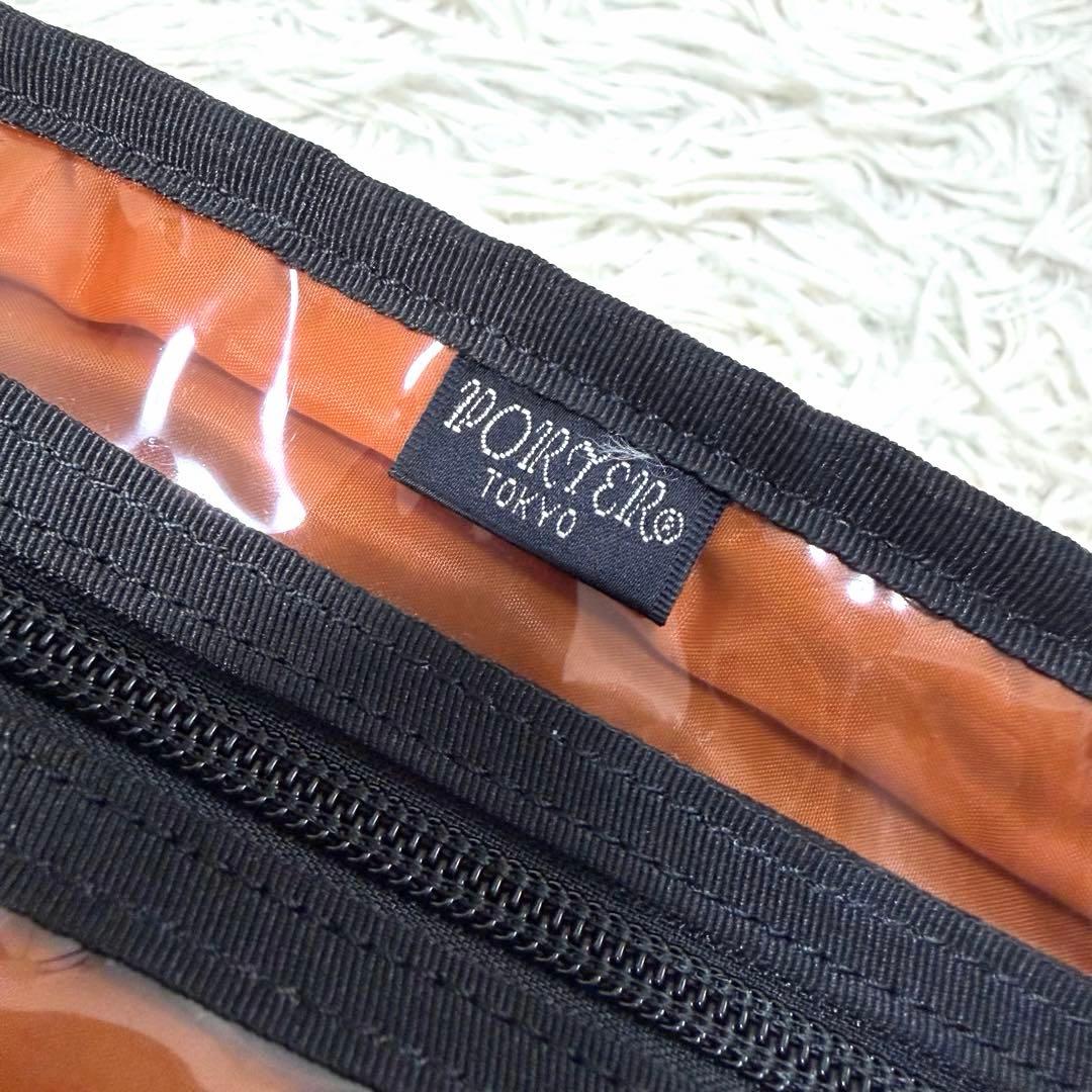 【美品】PORTER タンカー ハーフムーン 三日月 ショルダーバッグ ブラック