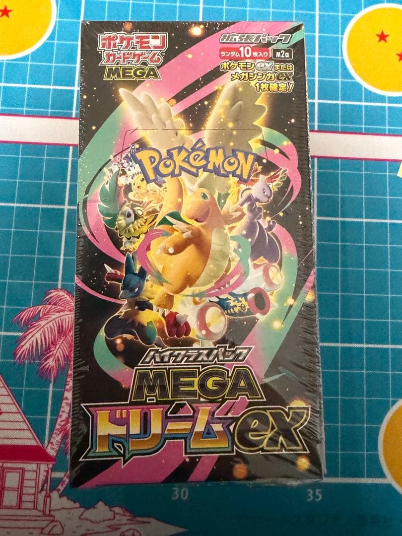 ポケモンカード MEGAドリームex 1box シュリンク付き