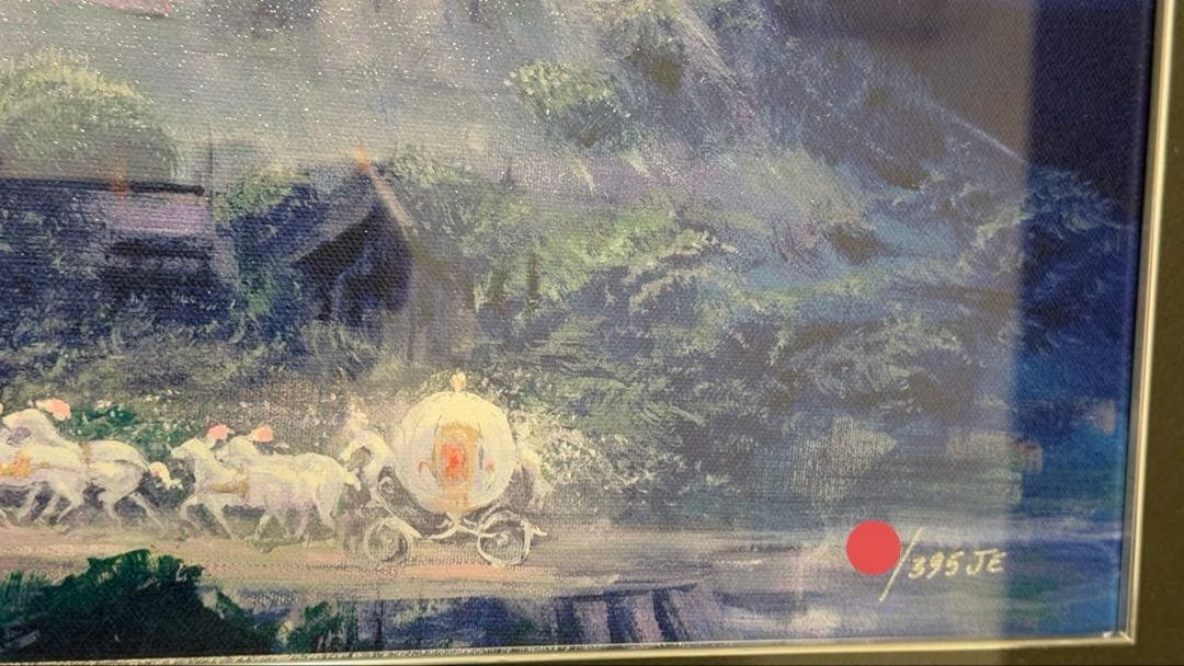 あ*り様 ピーターエレンショウ作　ディズニー版画(グラスキャッスル)