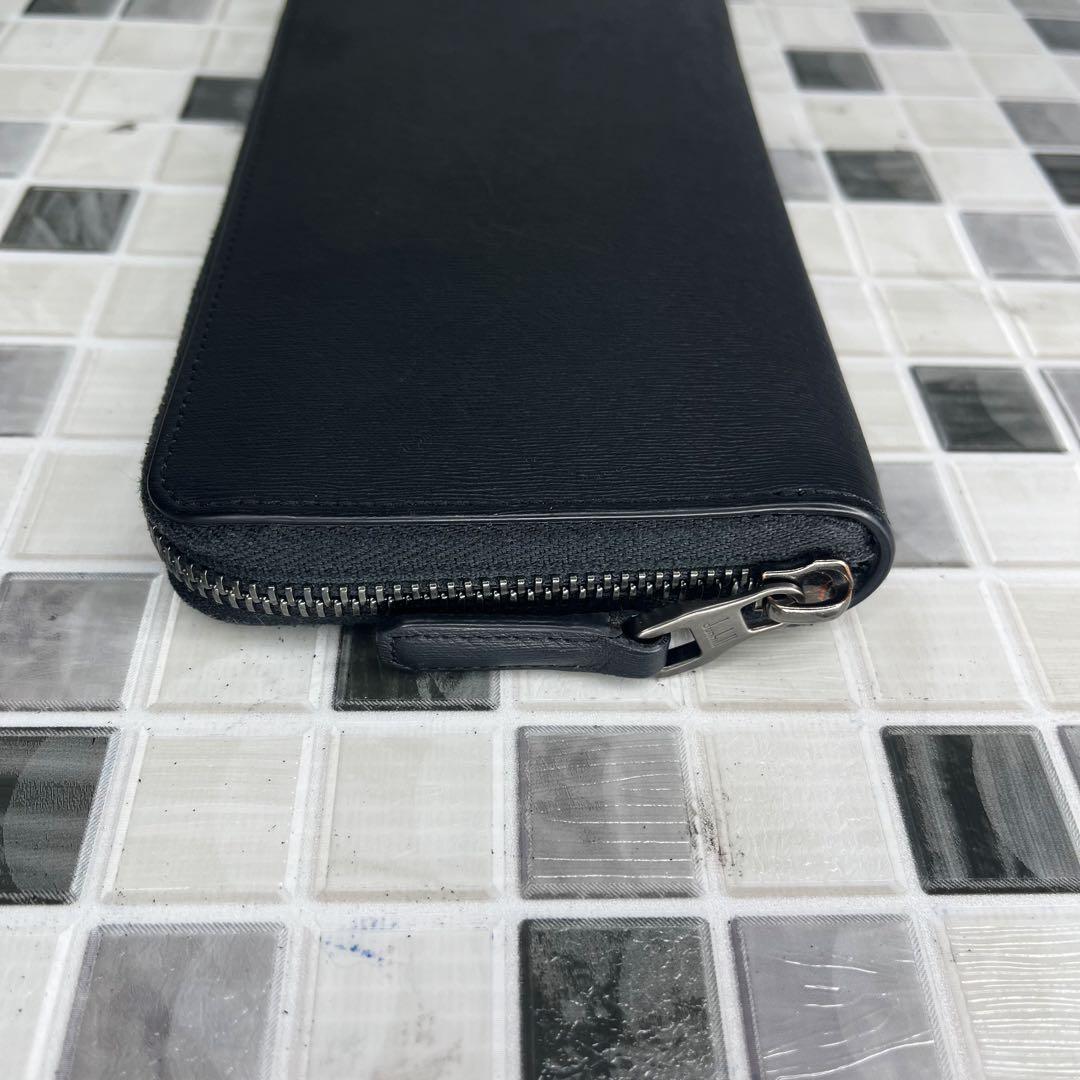 美品 dunhill 財布 ラウンドファスナー　長財布
