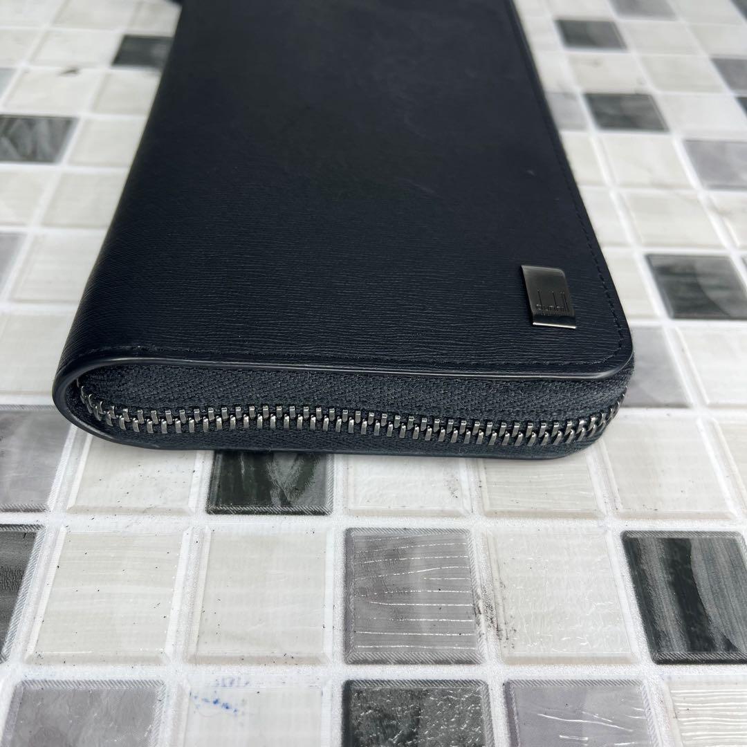 美品 dunhill 財布 ラウンドファスナー　長財布