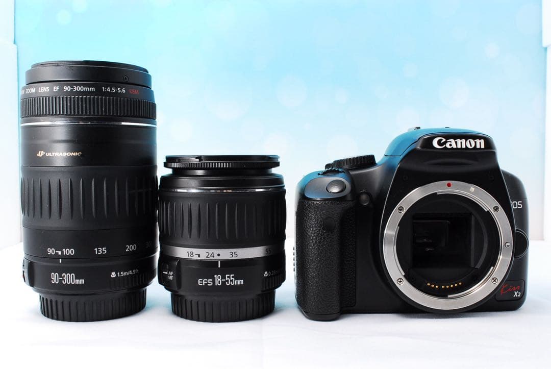 Canon Kiss X2 Wレンズキット 届いてスグ使える♫キヤノン