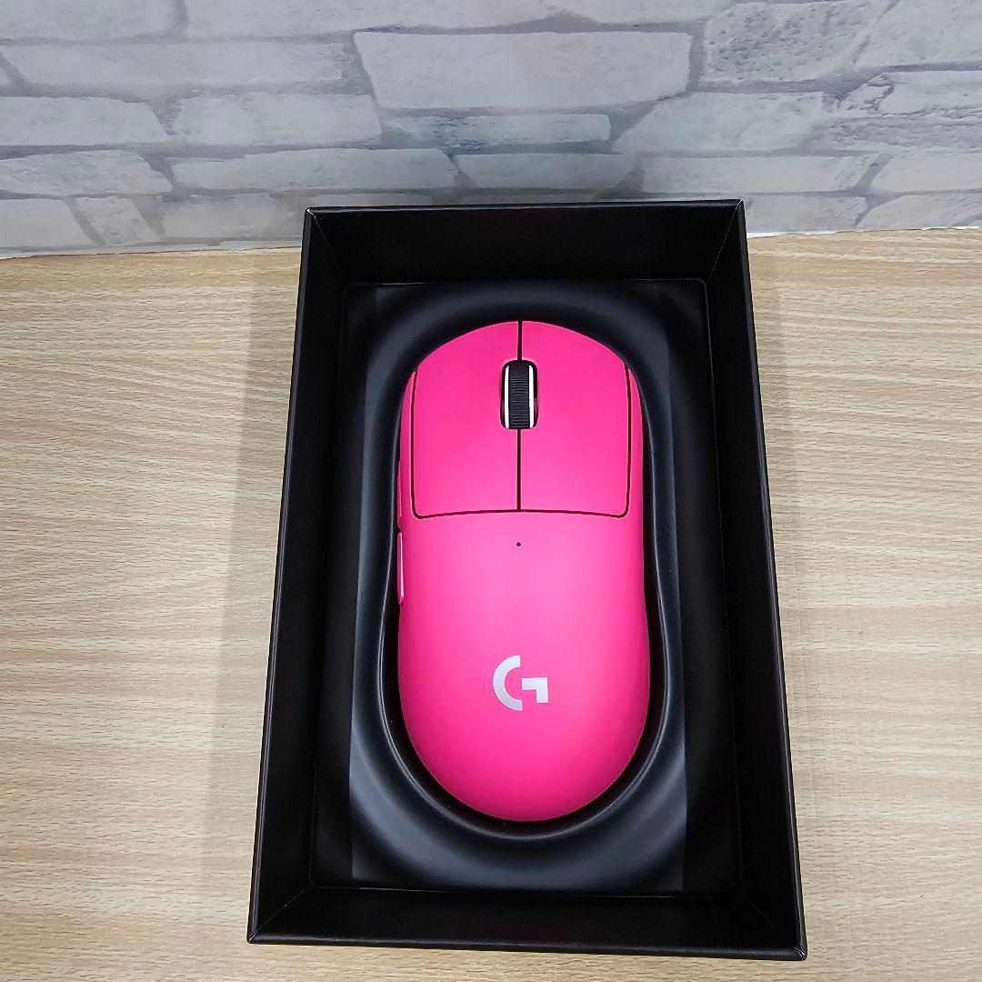 logicool G PRO X SUPERLIGHTマウス ピンク マゼンタ