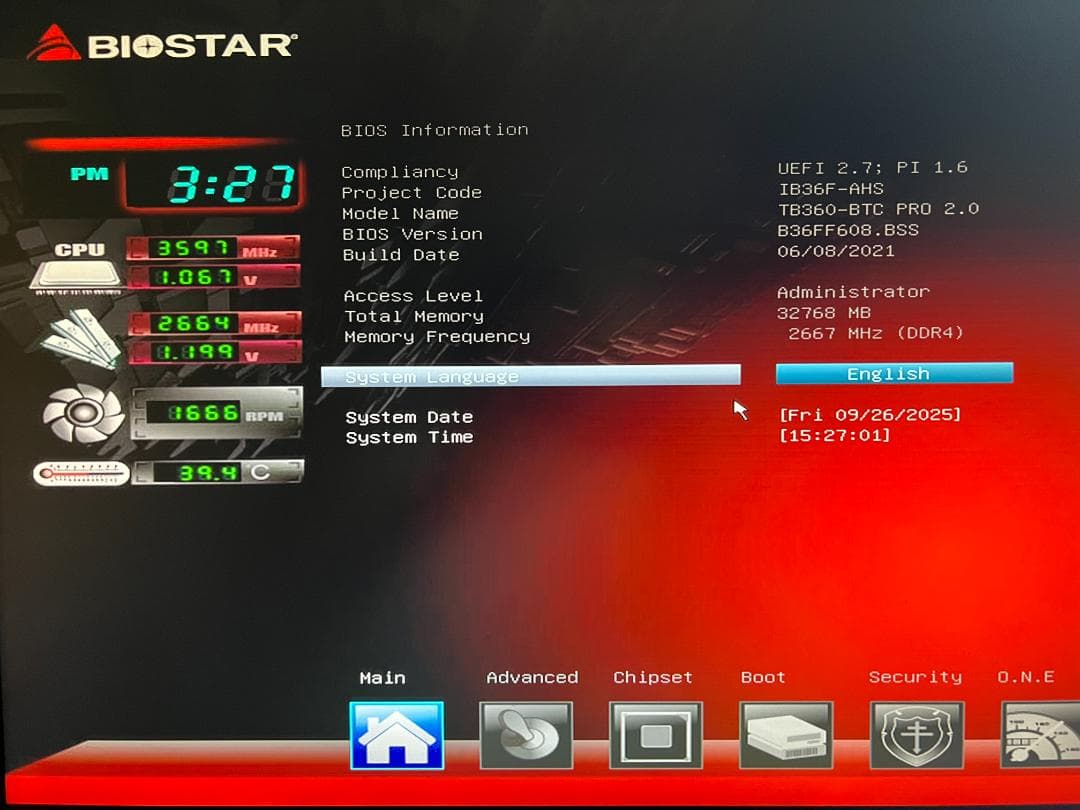 【動作確認済】i7 9700K＋TB360-BTC PRO 2.0＋メモリセット