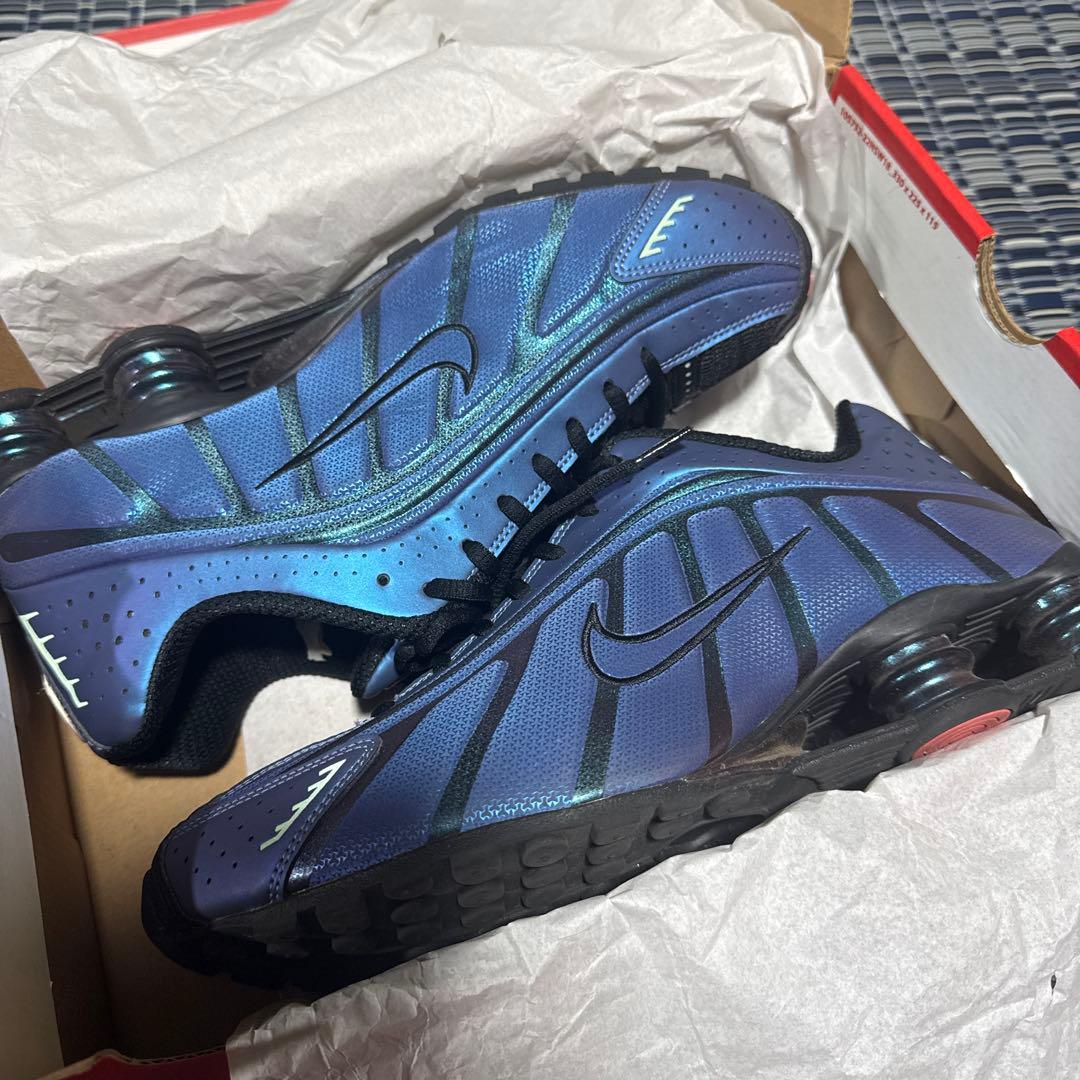Nike Shox R4 llic Silver 美品
