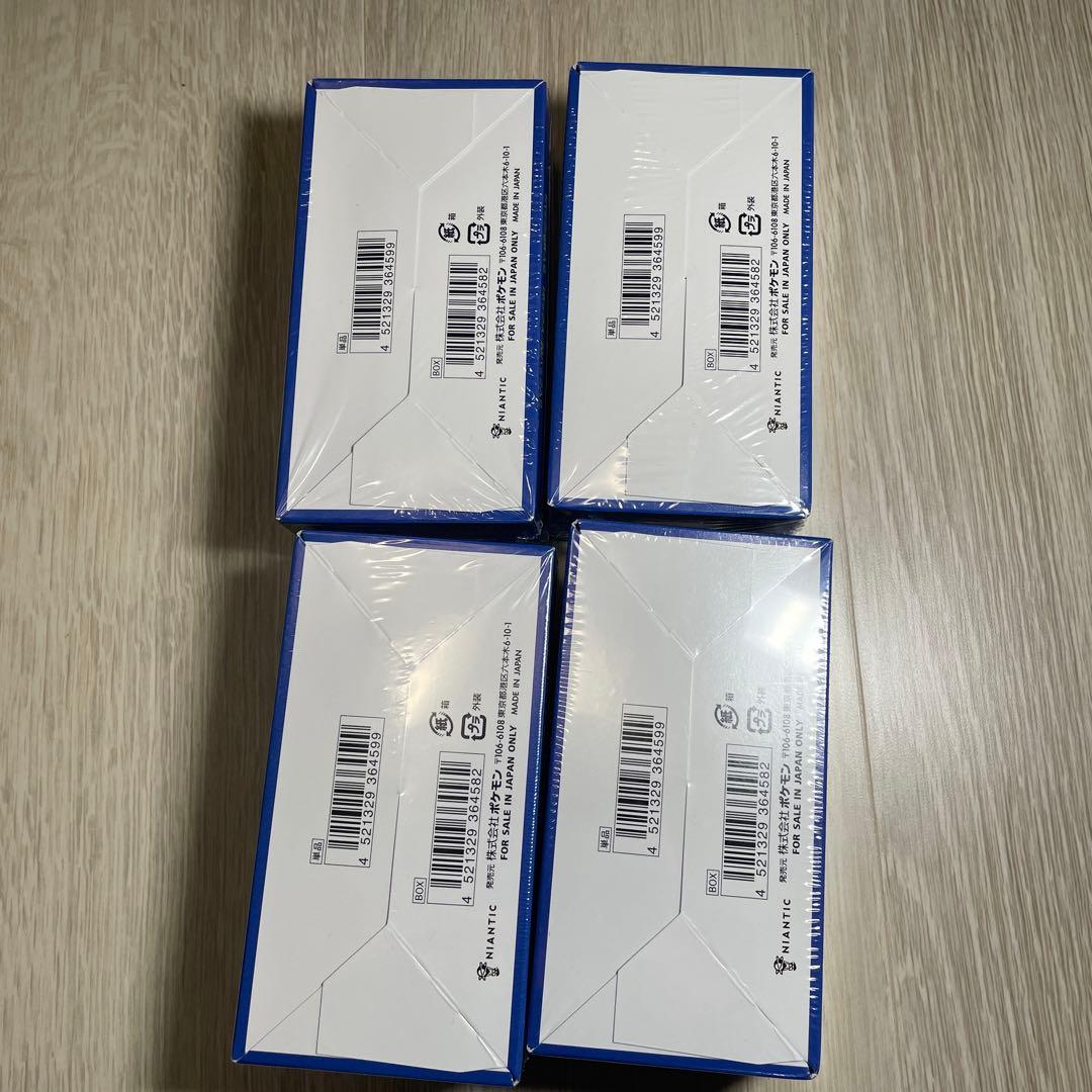 ポケカ　PoKeMoN GO シュリンク付き　4BOX