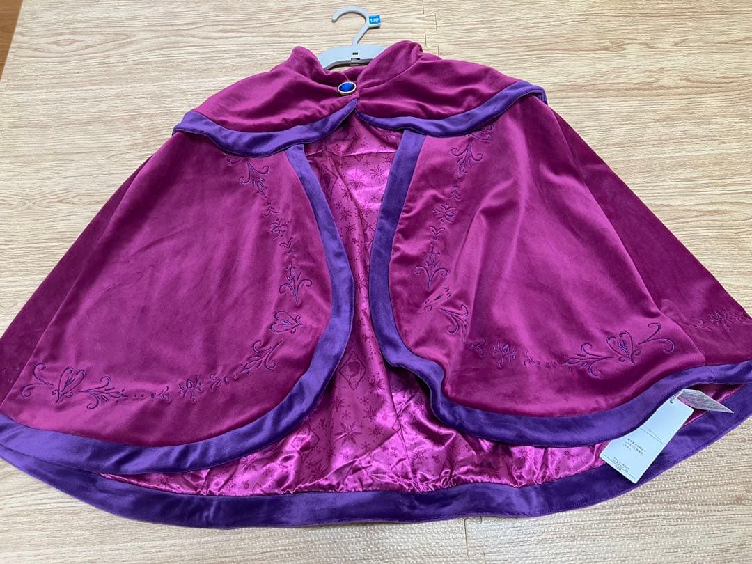 ゆみ［新品］リトシー　エルサ　ワンピース　ドレス　ケープセット