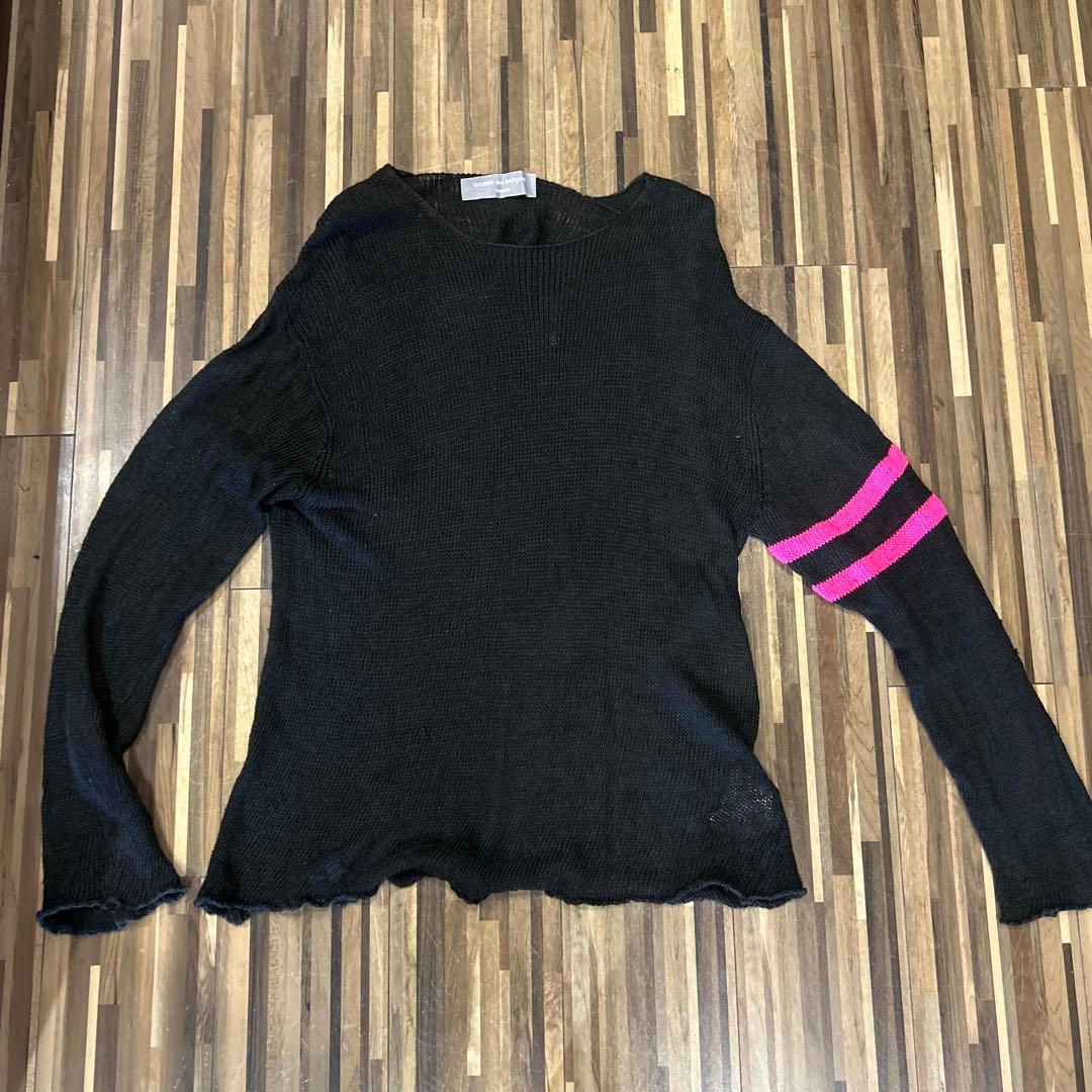 COMME des GARÇONS ブラックニットセーター