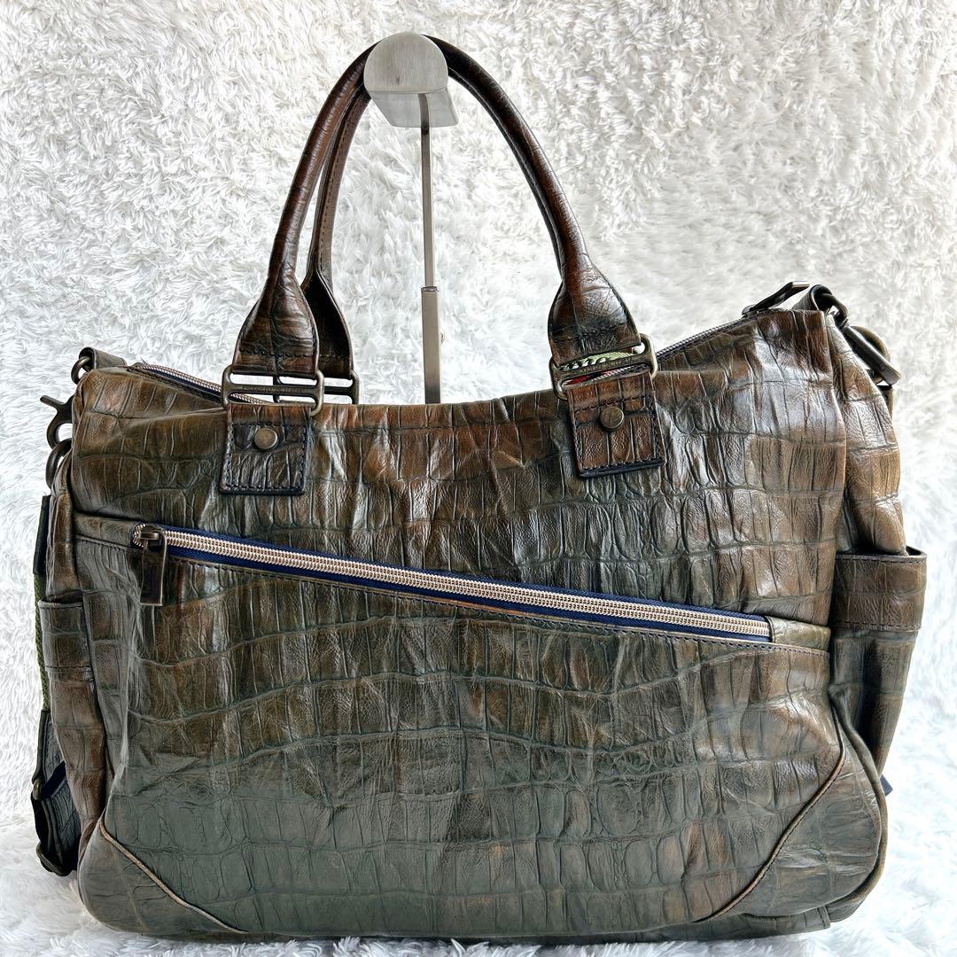 美品 Orobianco オロビアンコ 2way ショルダーバッグ オールレザー