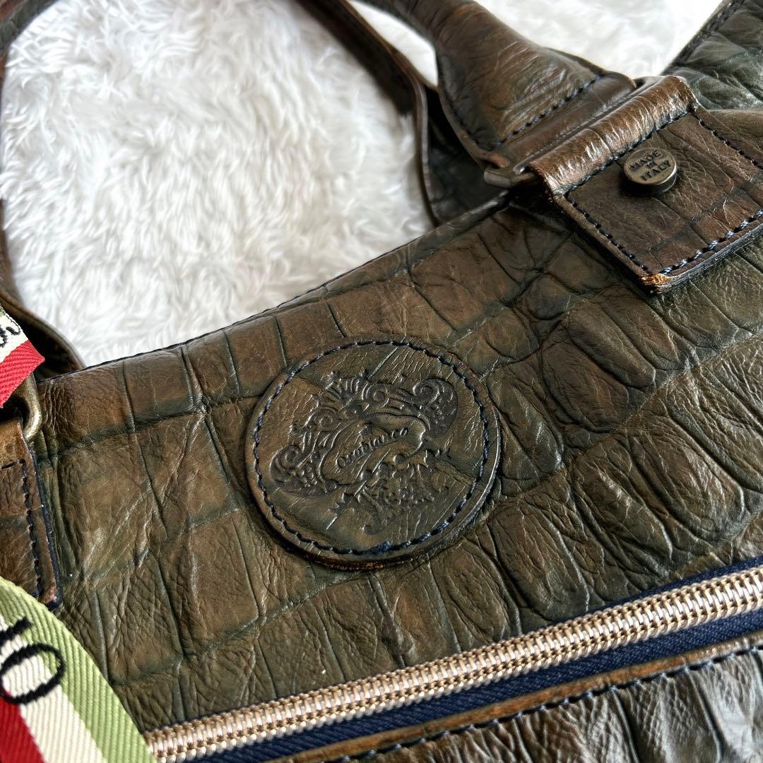 美品 Orobianco オロビアンコ 2way ショルダーバッグ オールレザー