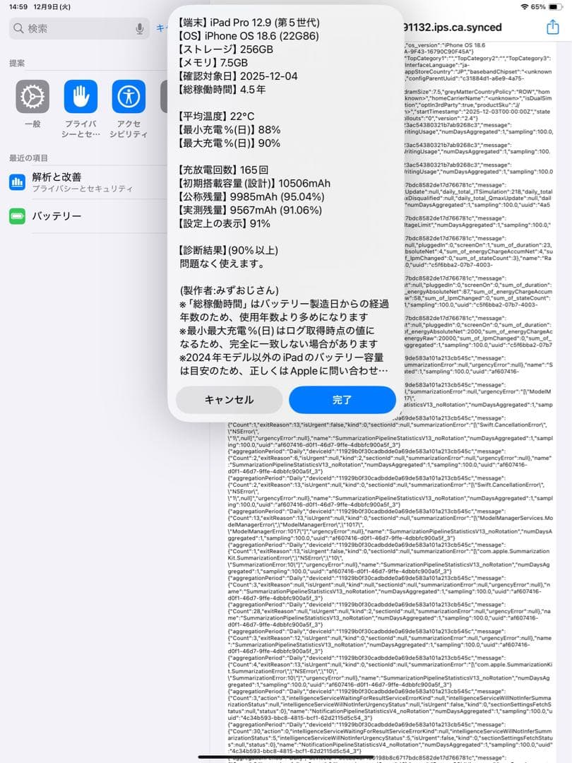iPad Pro 12.9インチ 第5世代 M1チップ搭載