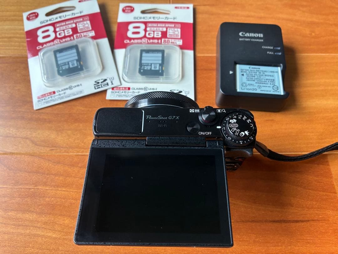 CANON power shot G7X wifi と16gb SDHC付き