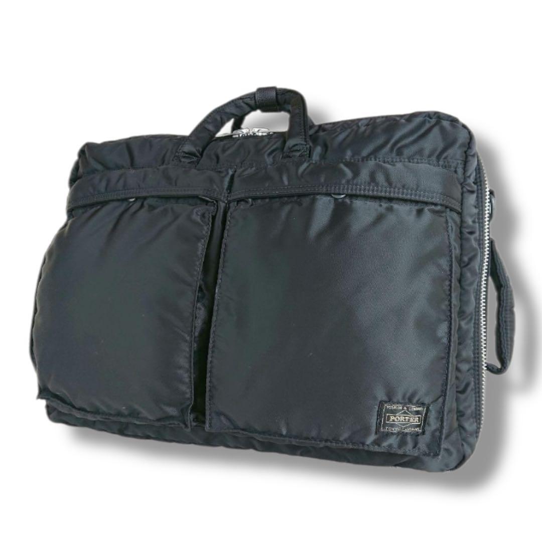 PORTER タンカー 3way ビジネスバッグ　ブラック　A4 肩掛け