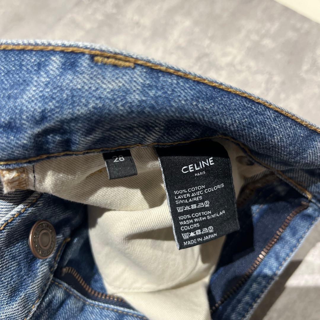 希少　エディ期 CELINE デニムパンツ 28 ダメージ加工 AU64