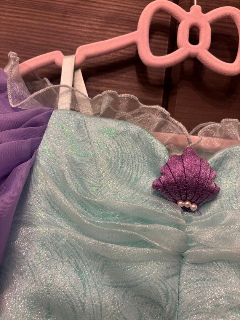 ディズニー♡ビビディバビディブティック公式♡アリエルドレス♡110美品♡