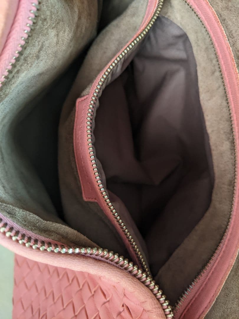 イントレチャート ハンドバッグ ピンク 付属品完備