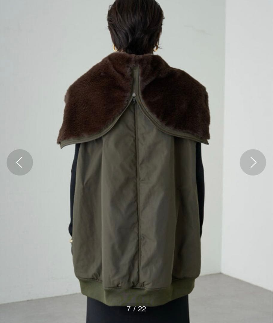 本日限定価格！新品タグ付♡LOUNGEDRESS ミリタリージレブルゾンF