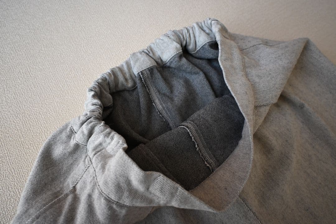 中川政七商店　綿ウールデニムのワイドパンツ