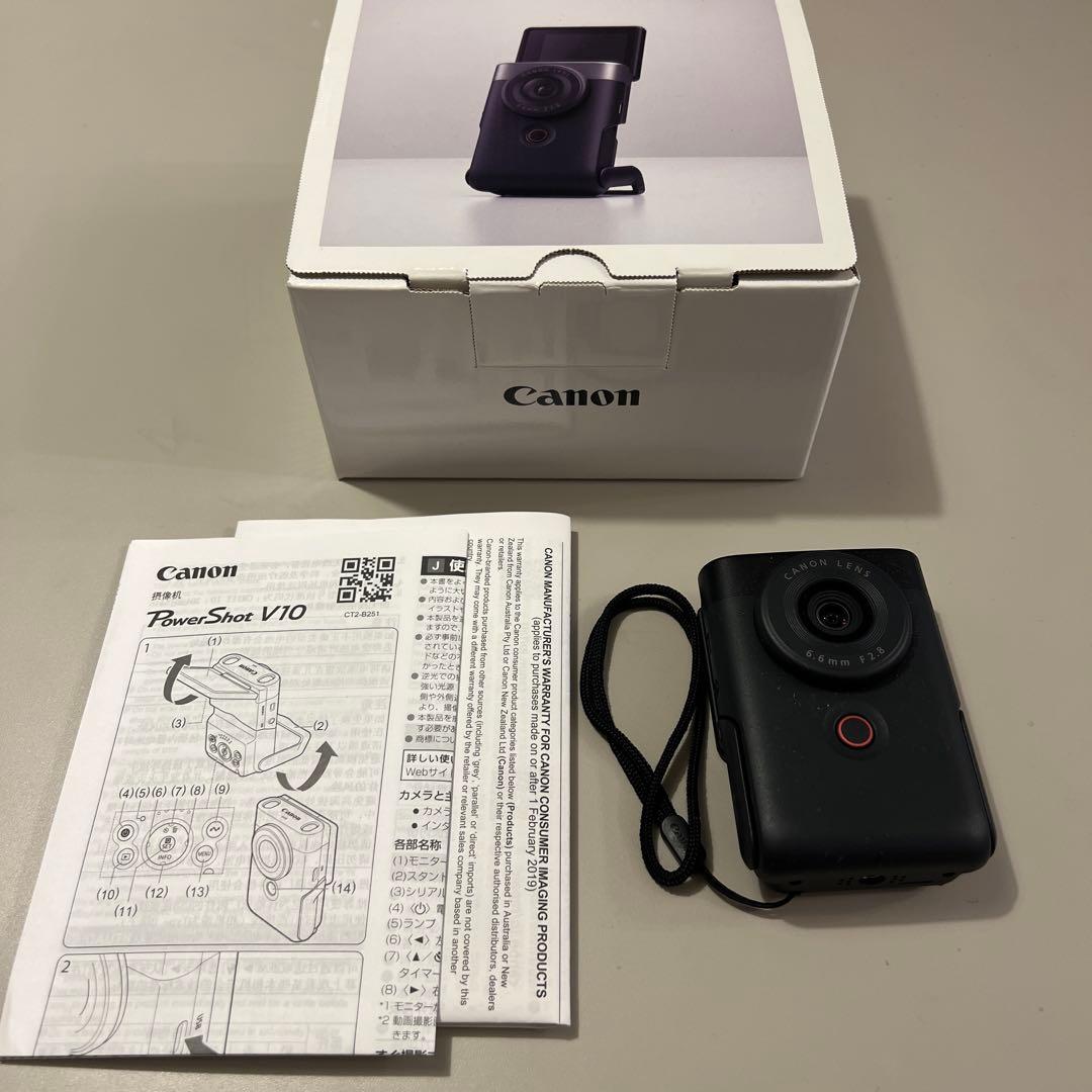 Canon PowerShot V10 【美品 箱あり】　※動作確認済