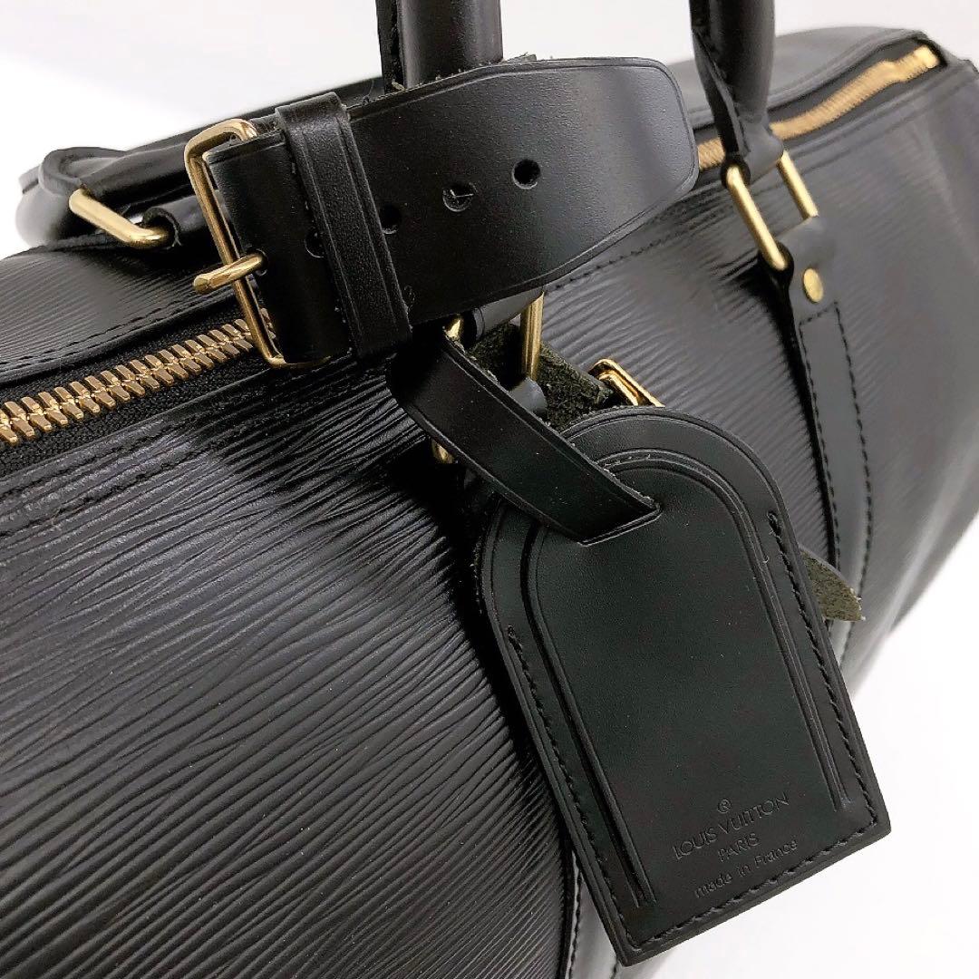 【LOUIS VUITTON】キーポル45 ボストンバッグ　エピ　ブラック