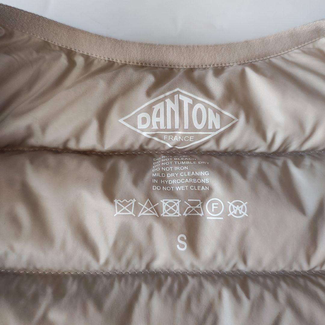 ダントン　インナーダウン　ジャケット　36　オイスターホワイト