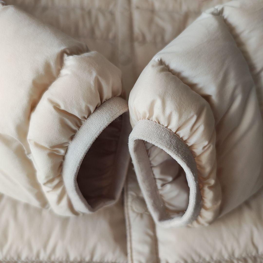 ダントン　インナーダウン　ジャケット　36　オイスターホワイト