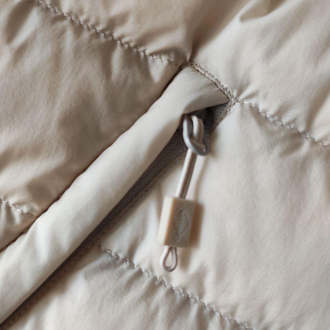 ダントン　インナーダウン　ジャケット　36　オイスターホワイト