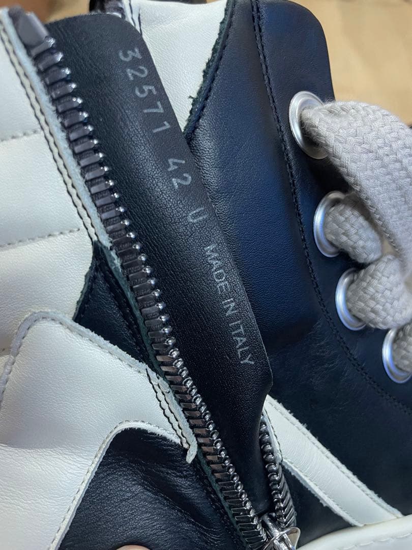 靴 rick owens geobasket jumbo lace