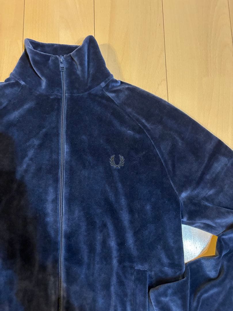 FRED PERRY ネイビー ジップアップジャケット S