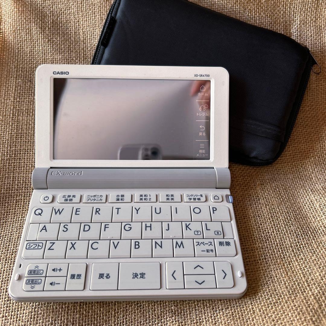 電子辞書　CASIO XD-4700 美品　カシオ　カバー付き
