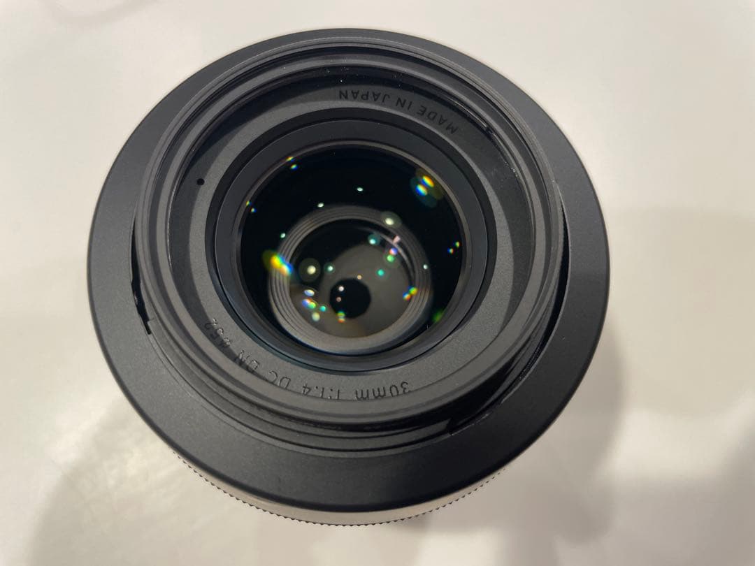 美品　SIGMA 30mm F1.4 DC DN Xマウント　保護フィルターあり