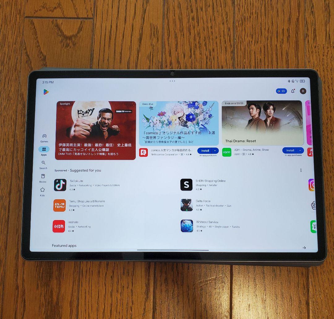 Androidタブレット本体 lenovo xiaoxin pad pro 12.7 2025