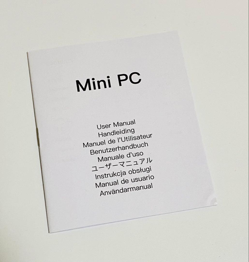 【小型で静音】MiniPC N100 12GB 256GB Win11pro