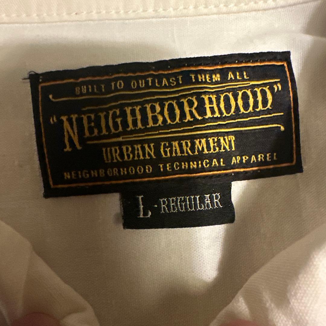 Fragment × NEIGHBORHOOD ロゴ入り 長袖シャツ 藤原ヒロシ