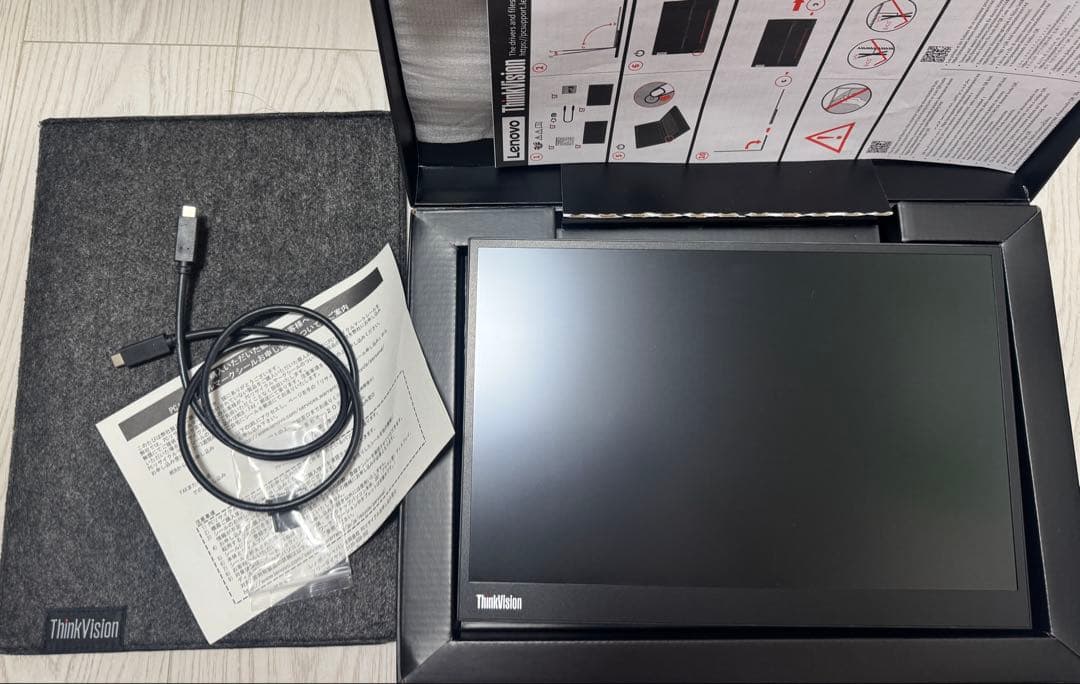 LenovoThinkVision M14d 美品保証2027年７月まで付