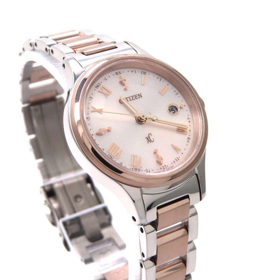 ☆新品同様 ES9496 64W クロスシー 電波ソーラー シチズン 時計