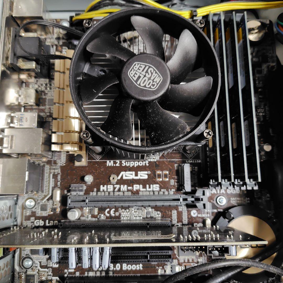 ASUS H97M-PLUS Win10 自作 CPU Mem SSD HDD