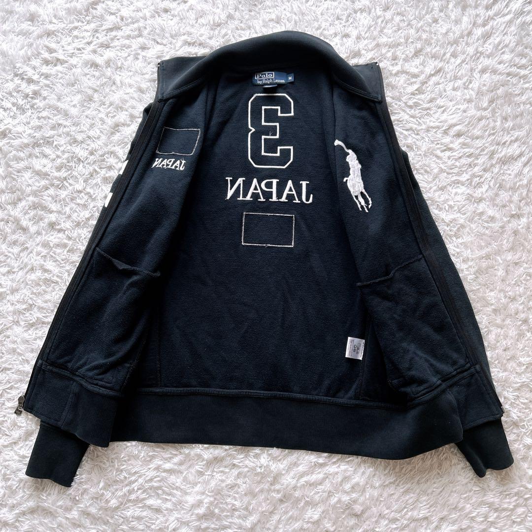 希少✨ポロラルフローレン　フルジップジャケット　ブラック　ジャパンロゴ　3