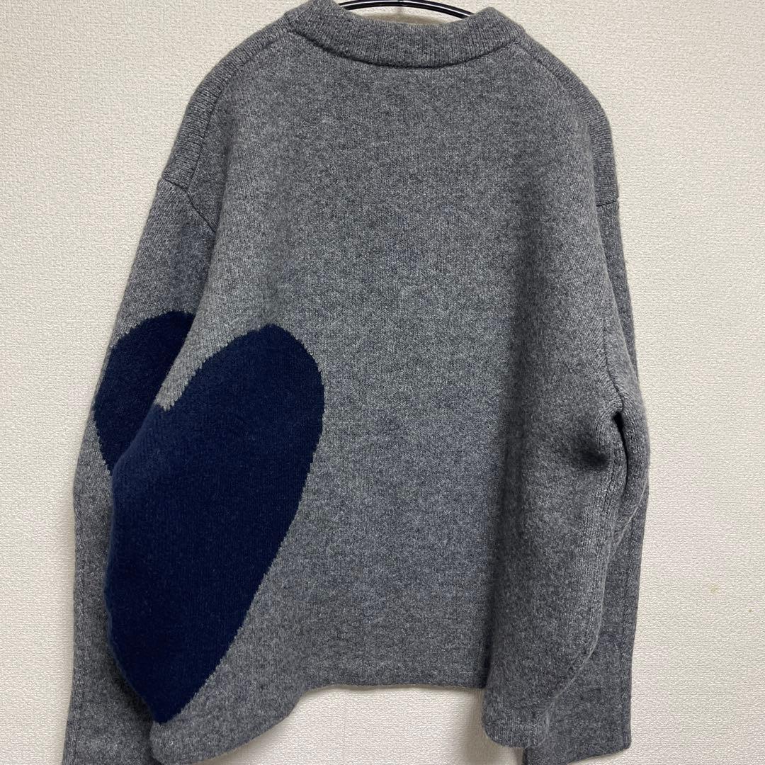 NKNIT ンニット　♡pattern KNIT グレー