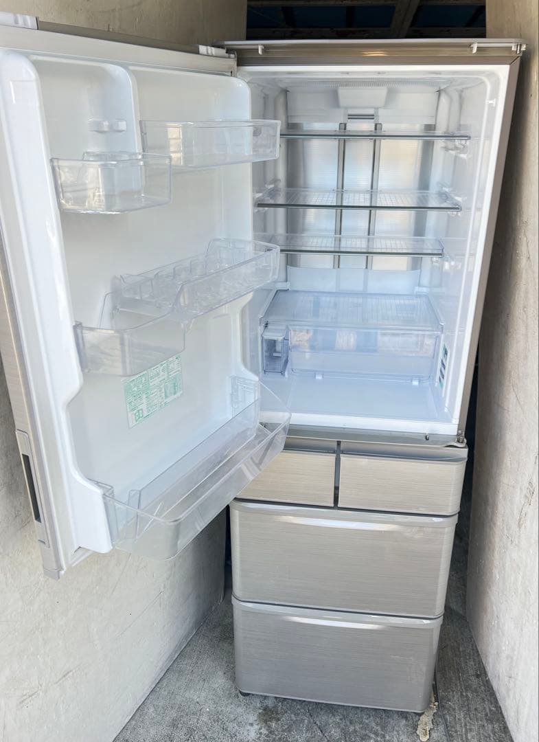 シャープノンフロン冷凍冷蔵庫SJ-PW42B-S 2016年