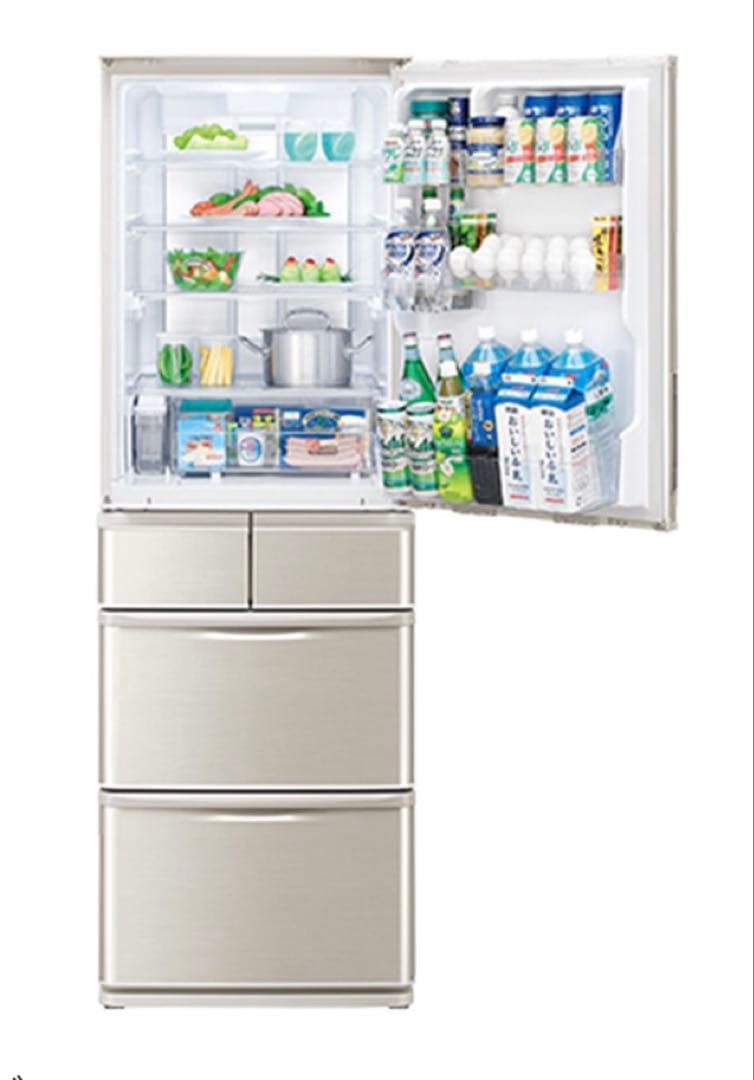 シャープノンフロン冷凍冷蔵庫SJ-PW42B-S 2016年