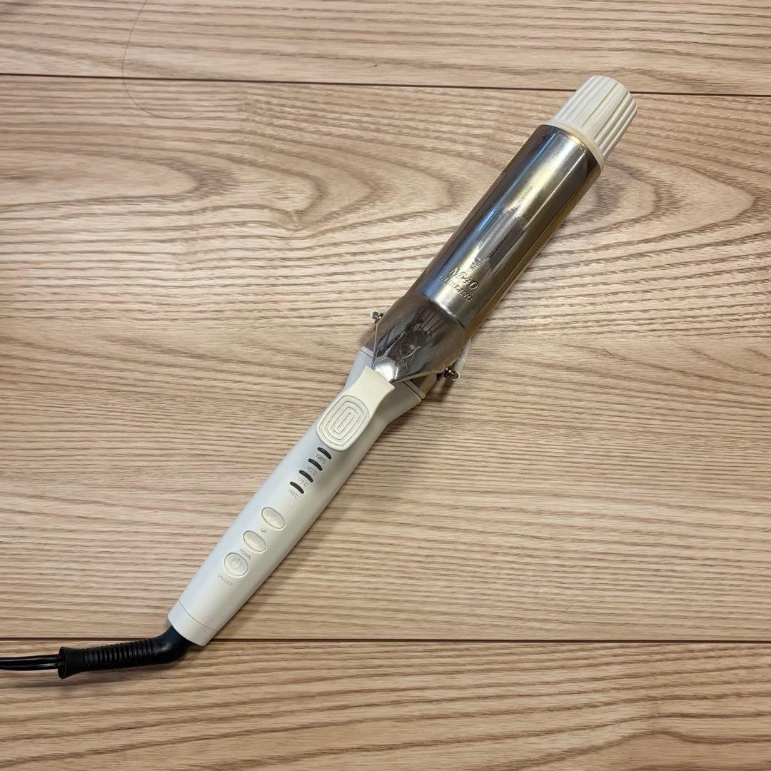 ★Repit★スクエアバー★40mm★カールヘアアイロン ★ホワイト★