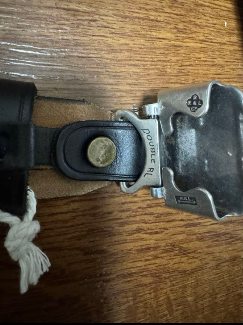 RRL レザー ベルト 34サイズ ブラック