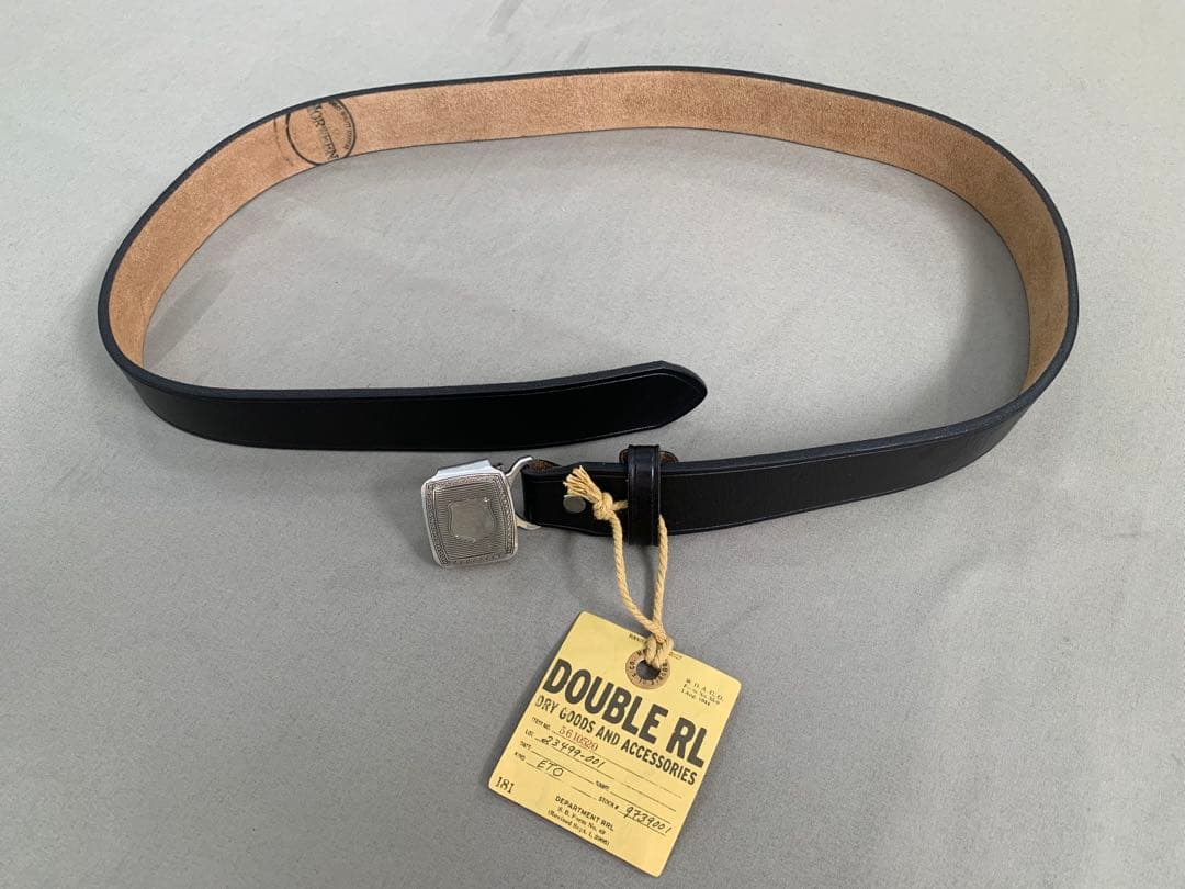 RRL レザー ベルト 34サイズ ブラック